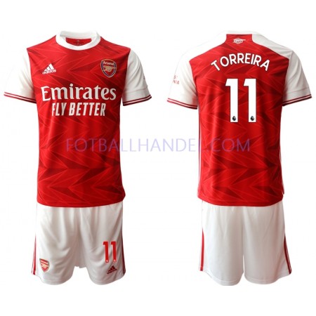 Barn Fotballdrakter Arsenal Lucas Torreira 11 Hjemme 2020-21 Kortermet